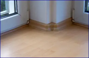 Laminatverlegung mit Dölken-Leisten