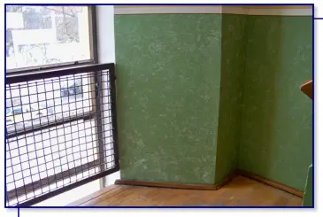 Putzschaden nach der Beseitigung